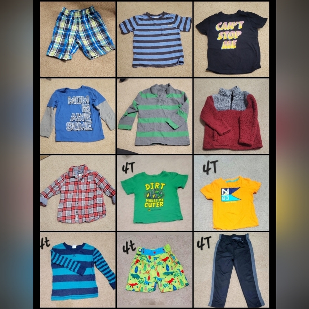 BOYS 4T Lot Of 78 Items - Picture 7 of 8